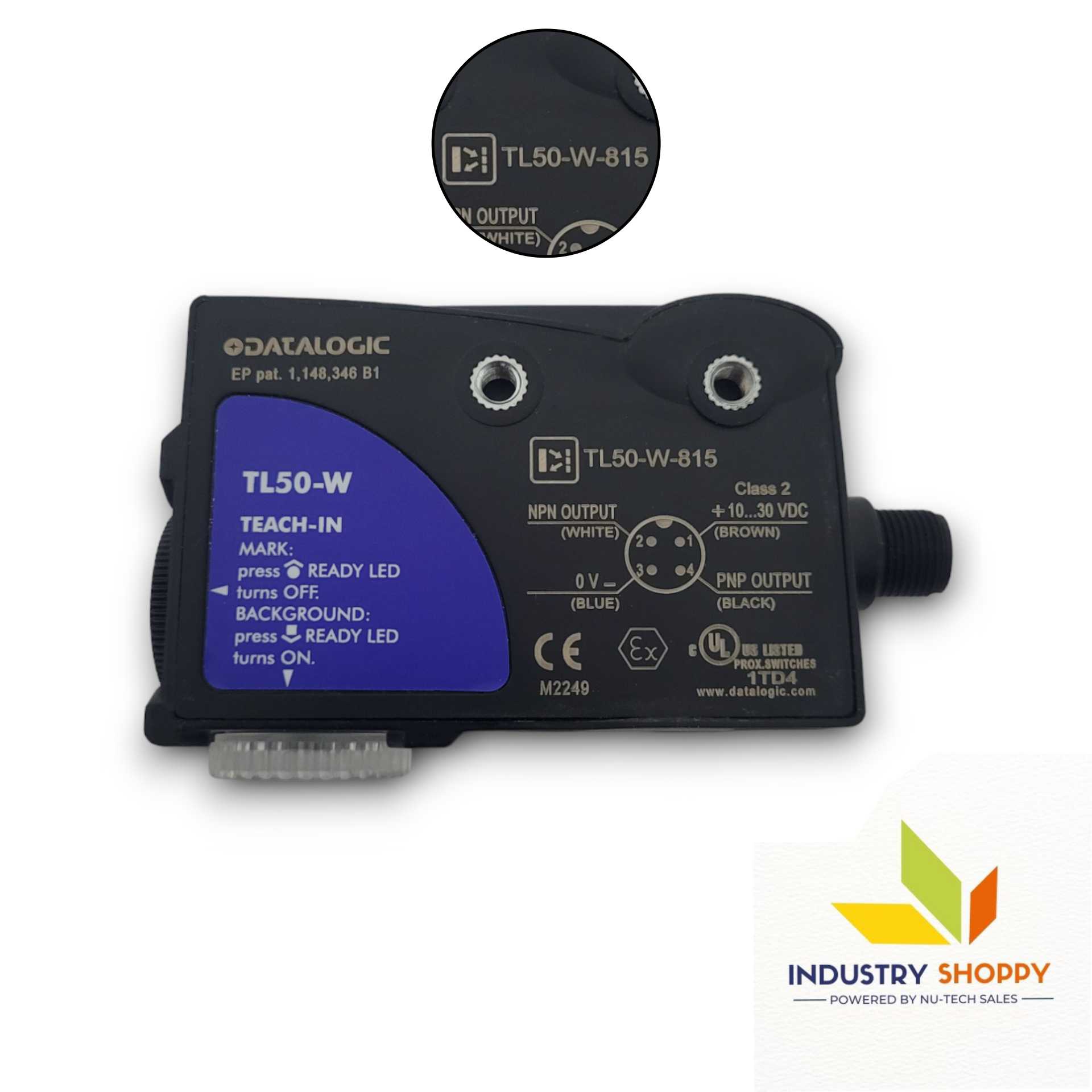 Datalogic TL50-W-815 Color Mark Sensor Datalogic TL50-W-815 Color Mark Sensor